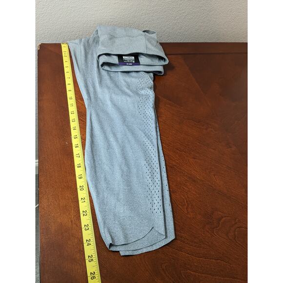 Members Mark Leggings XXL Gray Perforated Everyday Ankle Performance Casual Gym - Picture 9 of 11